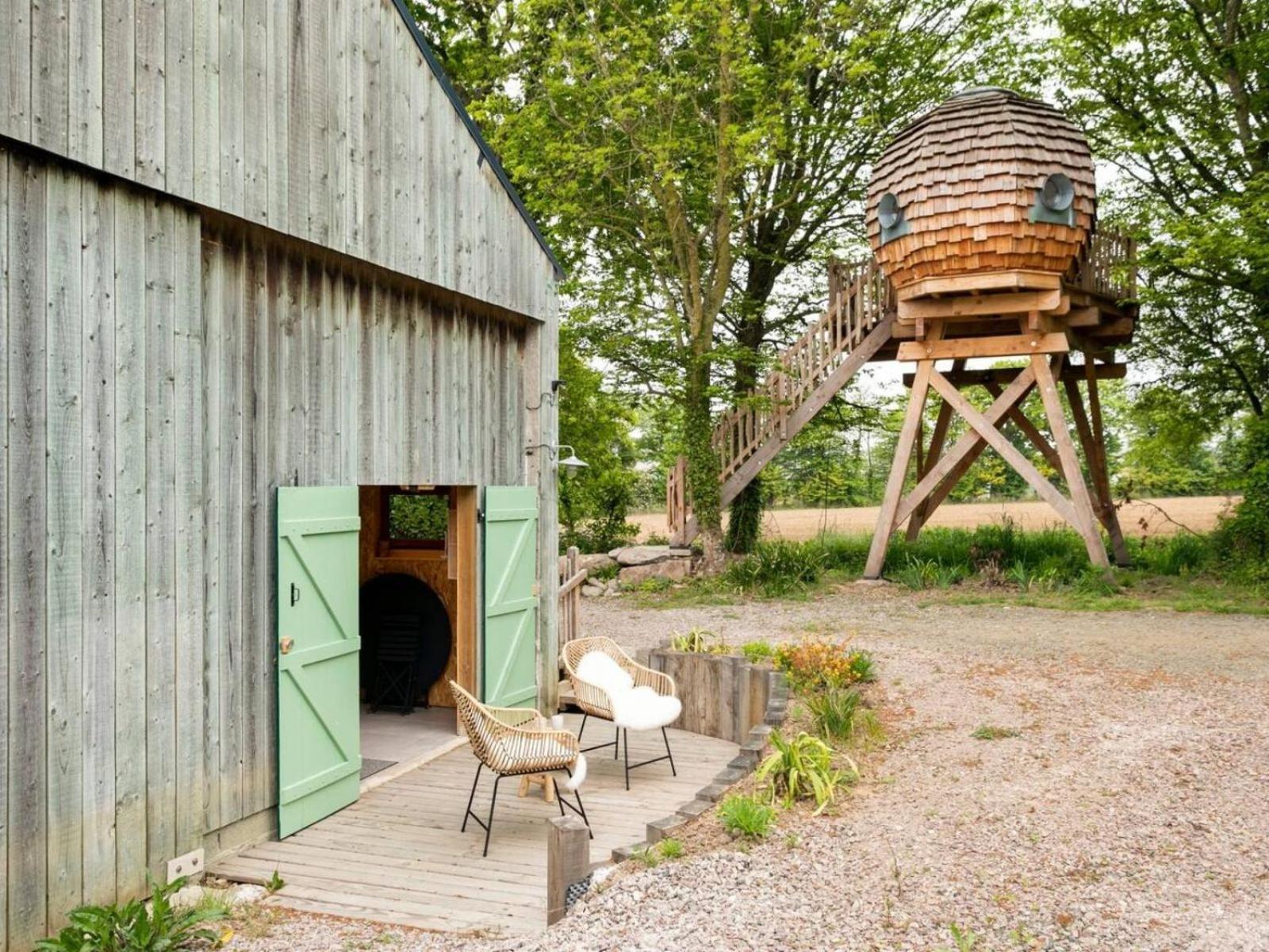 La Ville Es Renais - Ferme Et Maison D'Hotes Insolite Erquy Eksteriør billede